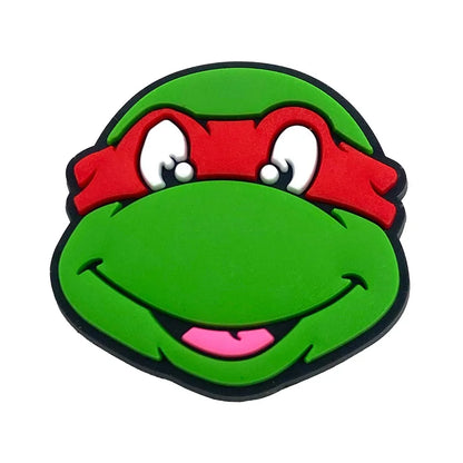 Teenage Mutant Ninja Turtles Shoe Charms - TMNT PVC Buckle Decorations for Shoes, Bracelets and Bags