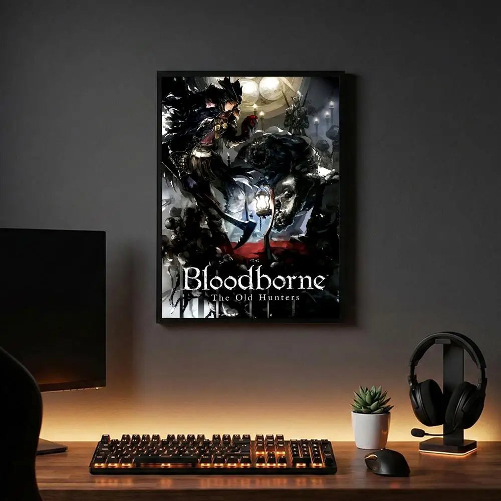 Bloodborne Poster - Gaming Room Wall Art Print
