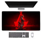 Assassins Creed Shadows Mouse Pad Keyboard Desk Mats, Rubber, Non-Slip Desk Mat XXL