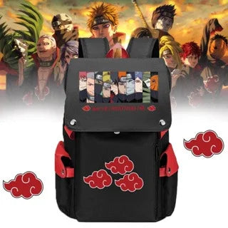 Naruto Large Capacity Anime Backpack - School, Laptop and Travel Bag