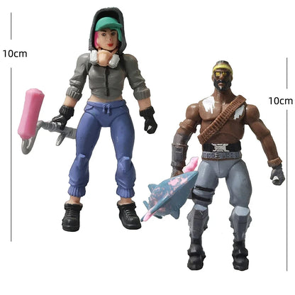 Battle Royale PVC Figure Set – 8-Piece Collection (10cm)