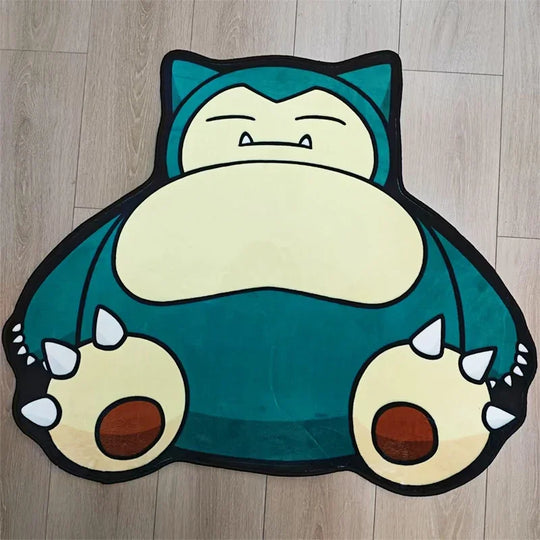 Anime Pokémon Snorlax Carpet – Non-Slip Living Room & Bedroom Rug