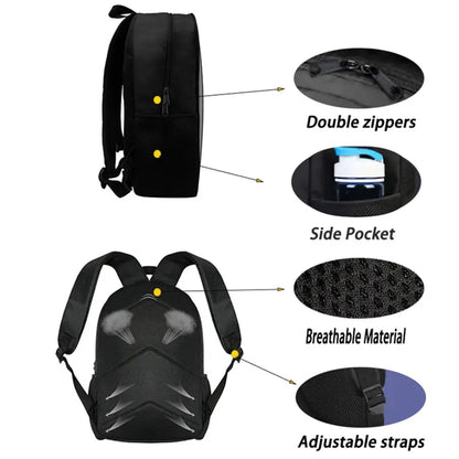 Roblox 15-Inch Kids Backpack - Lightweight Cartoon Print with Adjustable Straps for Boys and Girls