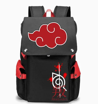Naruto Large Capacity Anime Backpack - School, Laptop and Travel Bag
