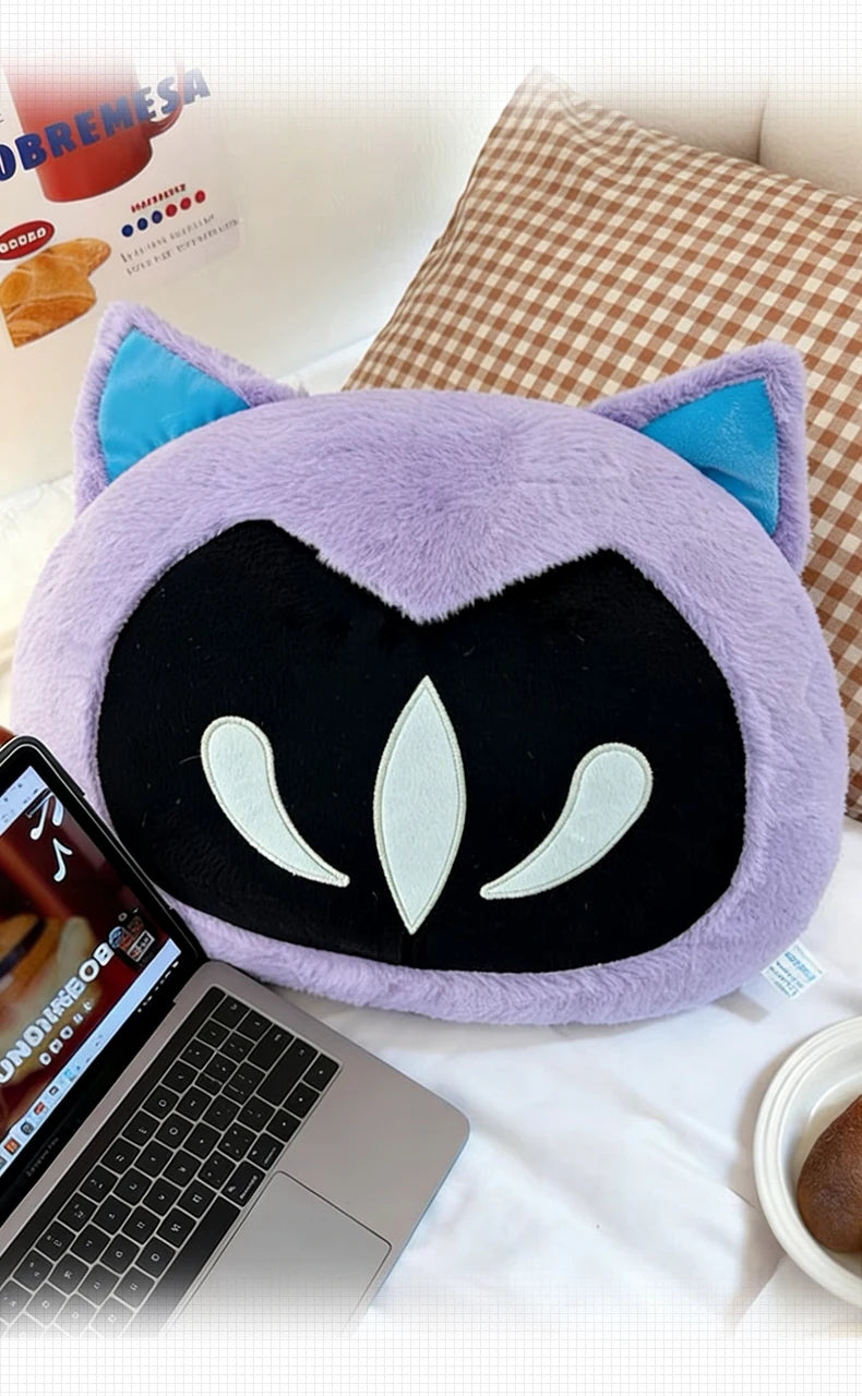Omen Shadow Cat Plush - Valorant-Inspired Fanmade Doll