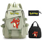 3 - Piece Set: Pokemon Backpack School Bookbags - Gapo Goods - 