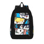 Naruto anime backpack in multicolor, available in 16 and 18 inch sizes