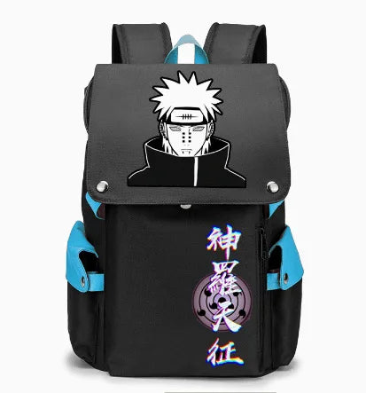 Naruto Large Capacity Anime Backpack - School, Laptop and Travel Bag