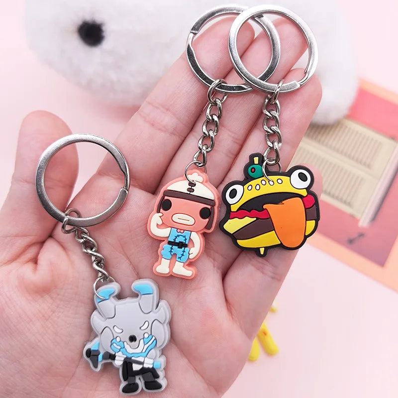 Character Keychain Collection – 32-Piece Battle Royale Charm Set