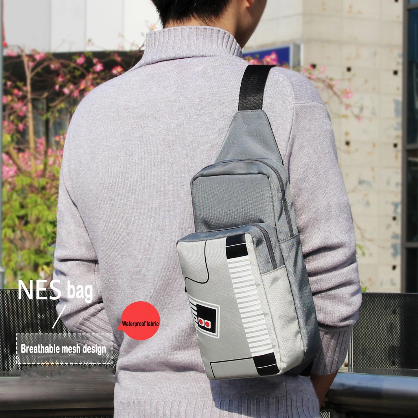 Old School Nintendo Switch Shoulder Bag — Retro Gaming Console Case