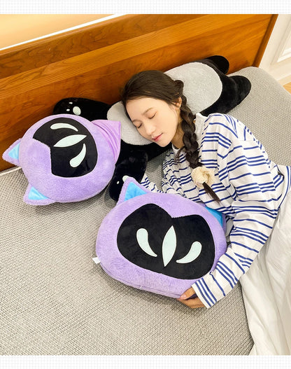 Omen Shadow Cat Plush - Valorant-Inspired Fanmade Doll