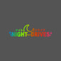NIGHT DRIVES JDM parabrisas ventana lateral modificación de carrocería personalidad tira de flores pegatina impermeable para coche motocicleta coche