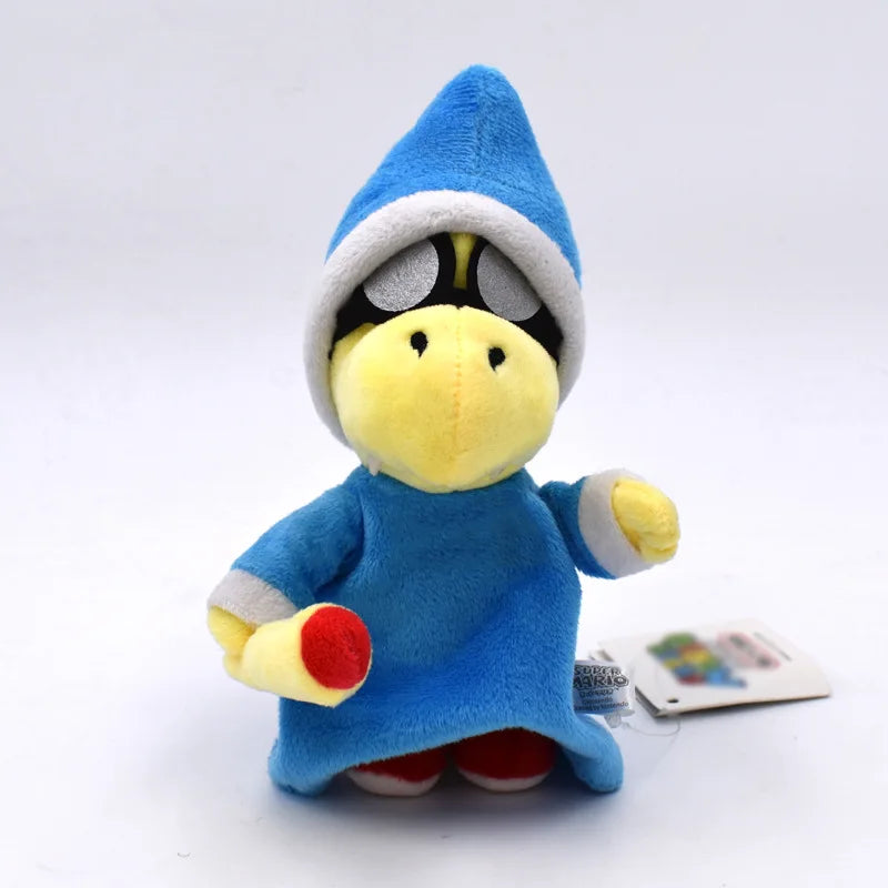 Super Mario Kamek Plush Figure - 18cm Magikoopa Soft Collectible Toy