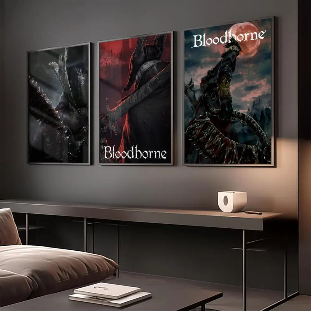 Bloodborne Poster - Gaming Room Wall Art Print