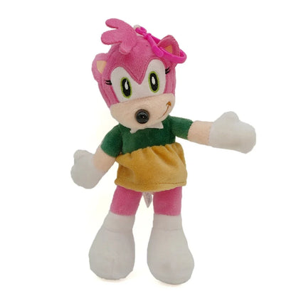 Sonic the Hedgehog Character Plush Dolls - Sonic, Shadow, Amy, Knuckles, Tails