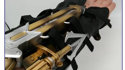 Victorian Hidden Blade Replica – Wrist-Mounted Cosplay Prop (Faux Leather)