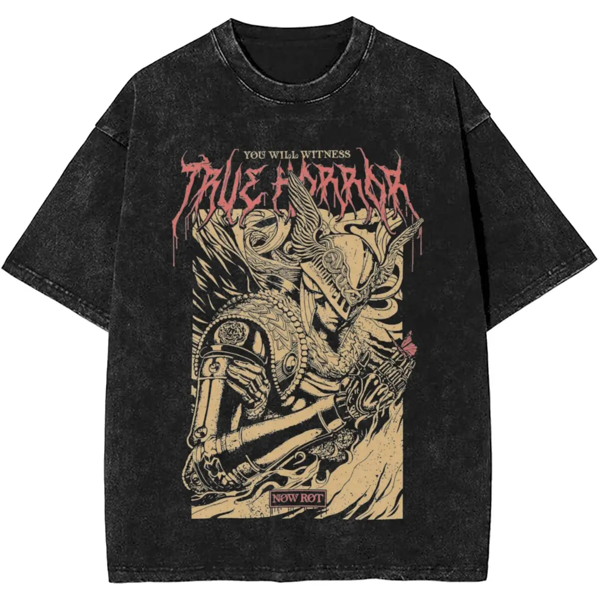 Malenia Blade of Miquella Washed Graphic T-Shirt - Oversized Elden Ring Streetwear Tee