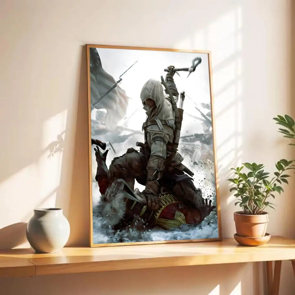 Assassin's Creed Wall Art Poster - Premium Gaming Print, Multiple Sizes