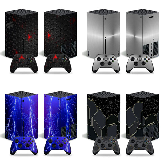 Xbox Series X Consola y Skin de Control — Serie Geométrica