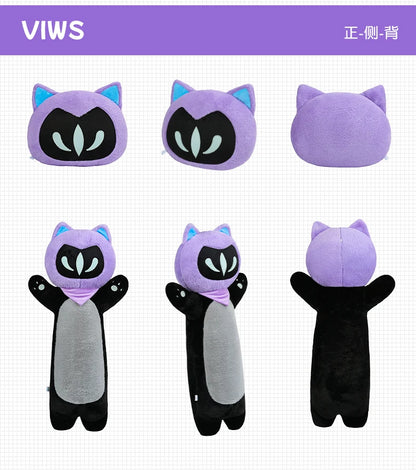 Omen Shadow Cat Plush - Valorant-Inspired Fanmade Doll