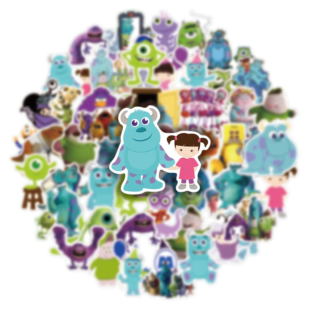 Monster Inc Stickers Disney