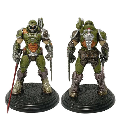 Doom Slayer Eternal Collectible Figure – 21cm PVC Demon Hunter Desktop Statue