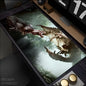 Monster Hunter World Alfombrilla de Ratón Alfombras de Mesa Teclado de Goma Kawaii XXL 90x40cm Alfombrilla Antideslizante