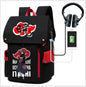 Naruto Large Capacity Anime Backpack - School, Laptop and Travel Bag