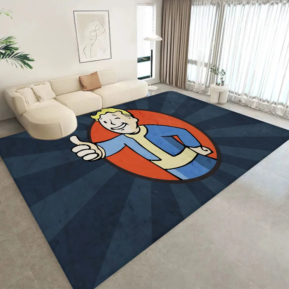 Fallout-Themed Floor Mat, Anti-Slip Bathroom Mat, Kids' Bedroom Doormat, Living Room Welcome Rug