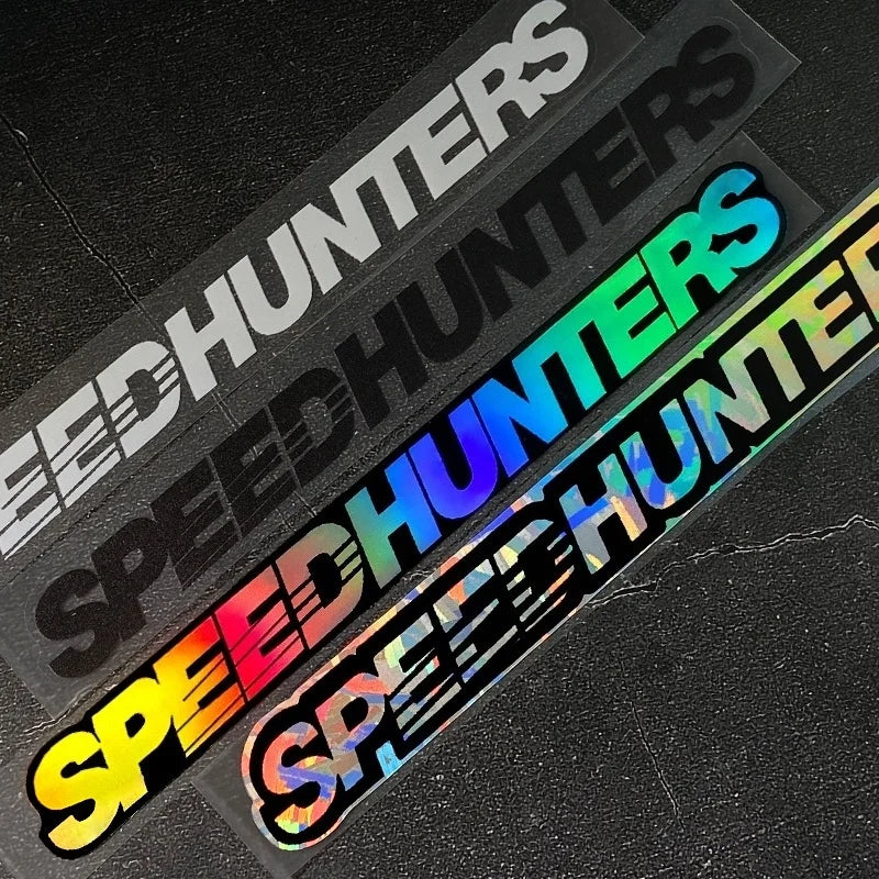 1 pegatina impermeable para motocicleta Speedhunter JDM para casco de motocicleta, tanque de combustible, parabrisas, bicicleta, scooter, calcomanías de vinilo universales
