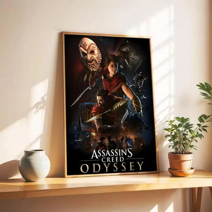 Assassin's Creed Wall Art Poster - Premium Gaming Print, Multiple Sizes
