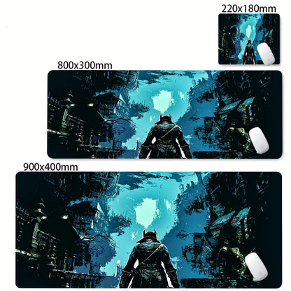 Bloodborne Extended Desk Mat - Natural Rubber Gaming Mouse Pad