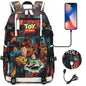 Buzz Lightyear Woody Schoolbag USB Charging Backpack - Gapo Goods Backpack 006