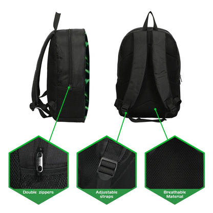 Geometry Dash Kids Backpack - Anime Cartoon School Bag for Boys and Girls