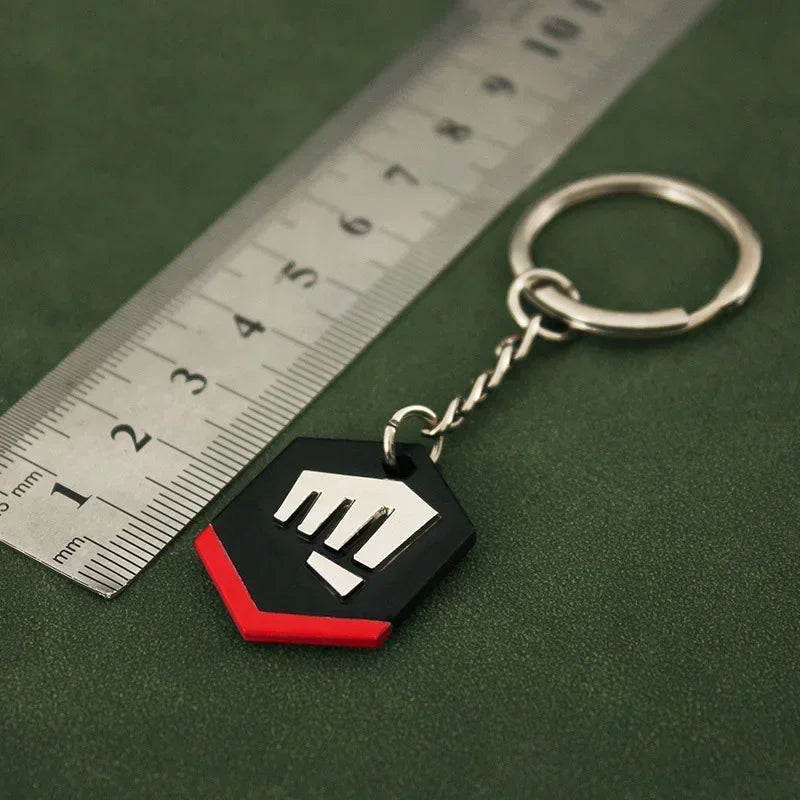 Valorant Keychain Fist Badge Logo