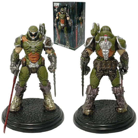 Figura Coleccionable Doom Slayer Eternal – Estatua de Escritorio de 21cm de PVC de Demon Hunter