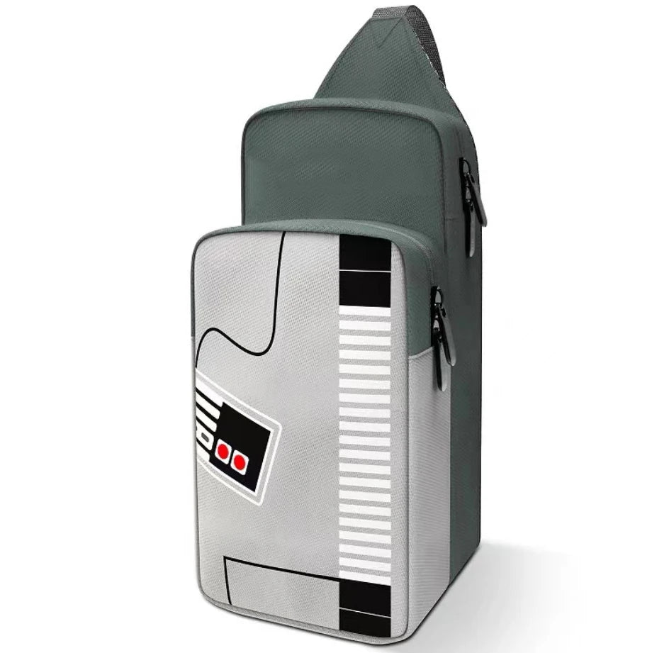 Old School Nintendo Switch Shoulder Bag — Retro Gaming Console Case