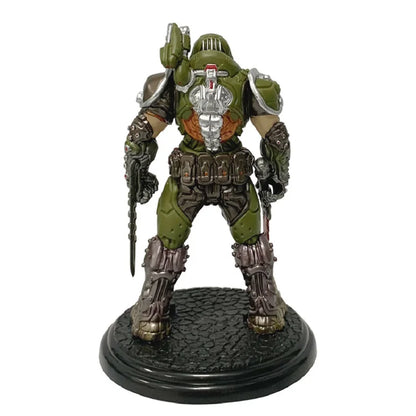 Doom Slayer Eternal Collectible Figure – 21cm PVC Demon Hunter Desktop Statue