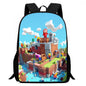 Roblox 15-Inch Kids Backpack - Lightweight Cartoon Print with Adjustable Straps for Boys and Girls