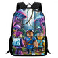 Roblox 15-Inch Kids Backpack - Lightweight Cartoon Print with Adjustable Straps for Boys and Girls