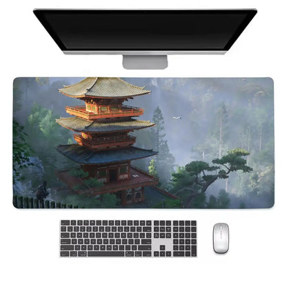 Assassins Creed Shadows Mouse Pad Keyboard Desk Mats, Rubber, Non-Slip Desk Mat XXL