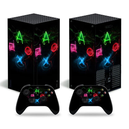 Xbox Series X Console & Controller Skin — Geometric Series