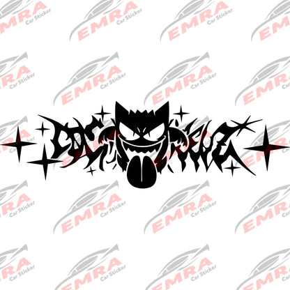 JDM Racing Track Vinyl Decal - Drift and Stance Windshield Sticker