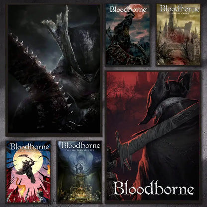 Bloodborne Poster - Gaming Room Wall Art Print