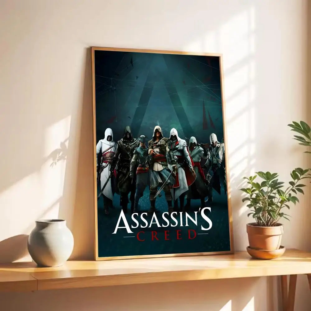 Assassin's Creed Wall Art Poster - Premium Gaming Print, Multiple Sizes
