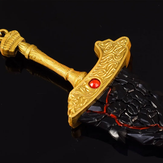 22cm Maliketh’s Black Blade Greatsword – Elden Ring Game Replica Model & Collector’s Accessory