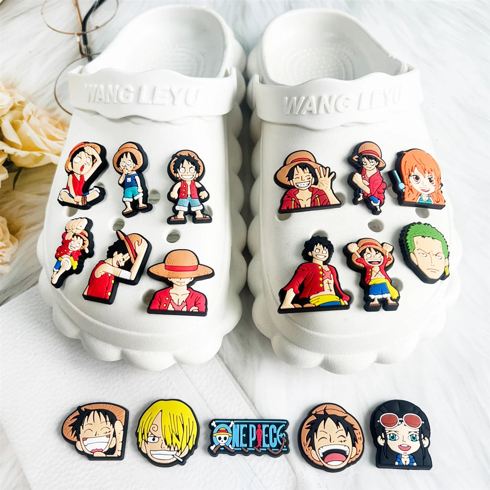 Japanese Anime One Piece Shoe Charms are ideal accessories clogs and sandals