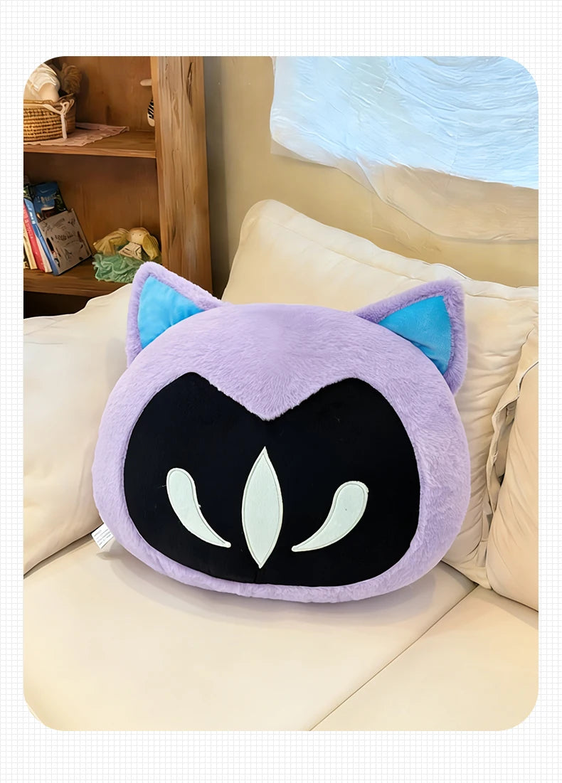 Omen Shadow Cat Plush - Valorant-Inspired Fanmade Doll