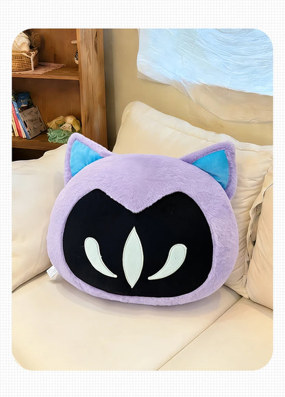 Omen Shadow Cat Plush - Valorant-Inspired Fanmade Doll
