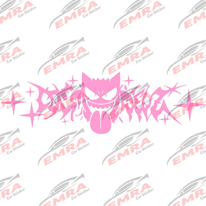 JDM Racing Track Vinyl Decal - Drift and Stance Windshield Sticker